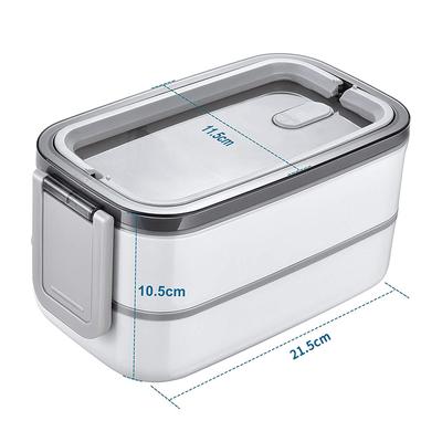 Stackable Bento Lunch Box with Handle Japanese Lunch Box Kit with Spoon & Chopstick Lunch Containers Storage Box for Kids Adult