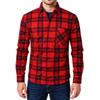 Men's Flannel Button-Up Jacket | Plaid, Fleece Lined, Chest Pockets ,Warm , Casual & Stylish | For Daily, Work & Weekend