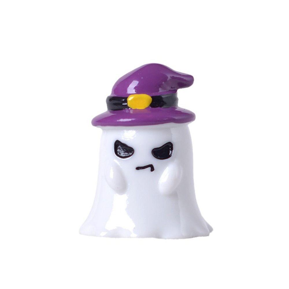 Micro Landscape Halloween Decorations Glow-In-The-Dark DIY Resin Crafts Ghost Ornaments  Halloween