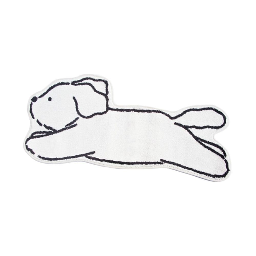 Anti-slip Floor Mat Skin Friendly Floor Rugs Dog Imitation Cashmere Carpet  Home Decoration