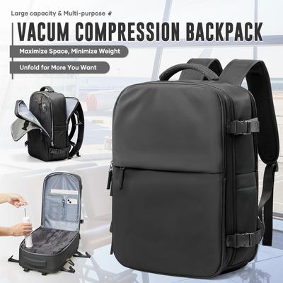 Cabin Airplane Travel Backpack, Air Vacuum Compression Travel Backpack, Women Men  Laptop Bag Handbag Backpack,School Backpack
