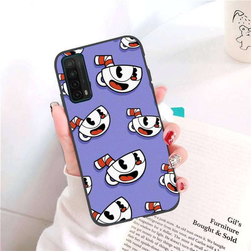 Roztomilý herní obal na telefon Cuphead pro Honor 7A Pro 7C 10i 8A 8X 8S 8 9 10 20 Lite Silikonový kryt