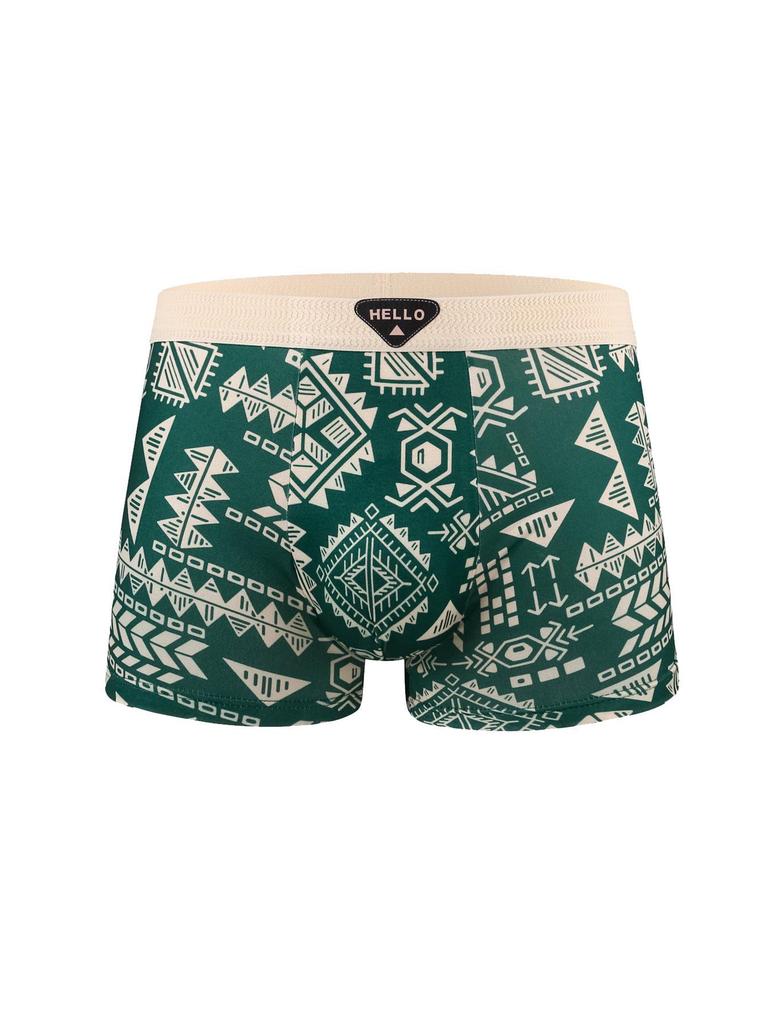 American Retro Summer Boxer Briefs: Skin-Friendly, Breathable, Comfortable Youth Men's Underwear