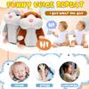 Sevimli Elektrikli Konuşan Hamster Peluş Oyuncak Konuşmayı Taklit Etmeyi Öğrenen Sallanan Peluş Bebek Oyuncakları Etkileşimli Peluş Hamster Oyuncakları Bebek Hediyeleri