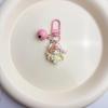 Adorable Cartoon Girl Keychain Bag Pendant - Cute Gift for Friends & Students