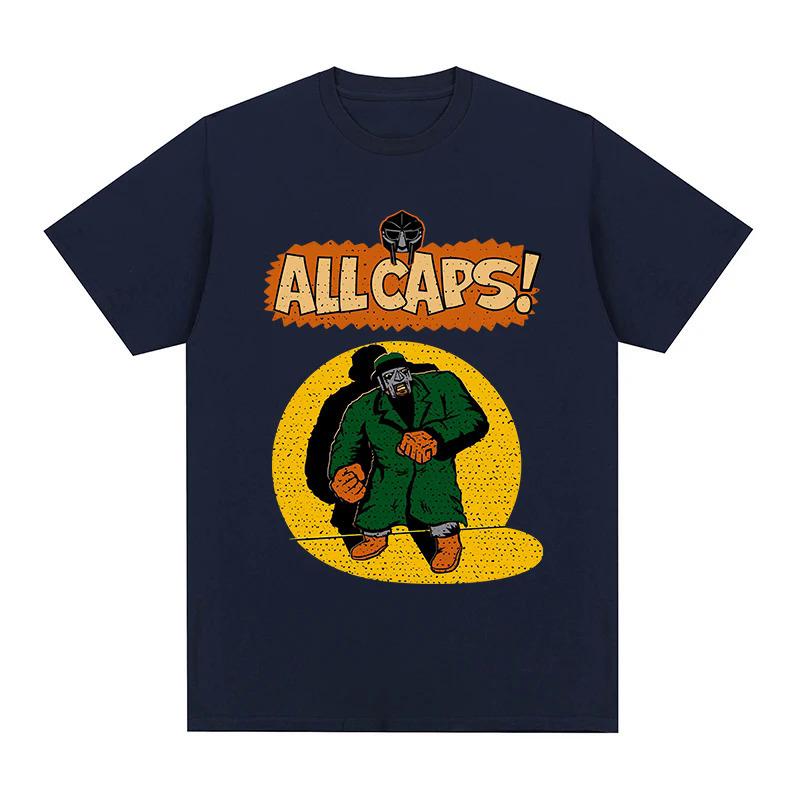 

MF DOOM T-shirt Madvillain Hip Hop Rapper T-shirt 100%Cotton Printed Tees Summer Short Sleeve Tops Vintage Street free shipping 4XL
