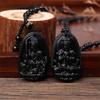 Amitabha Pendant Necklace Carved Buddha Lucky Amulet Necklaces For Women Men Jewelry Gifts