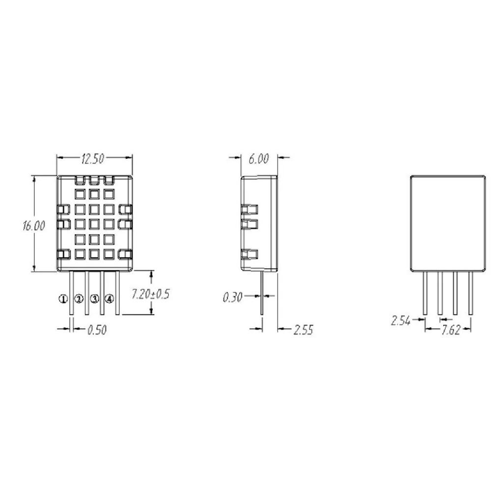 1-10PCS SHTC3 High-Precision Digital Temp & Humidity Sensor Module, I2C Output, Better Accuracy Than DHT22 AM2302 for IoT DIY