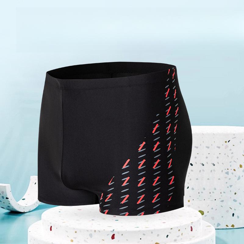 

Летние быстросохнущие эластичные и дышащие плавки-боксеры средней посадки с плоским углом, трехмерные, не стесняющие движения, мужские шорты 4XL