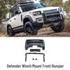 20-24 Land Rover Defender Front Bumper Winch Mount Off-Road Protection Kit