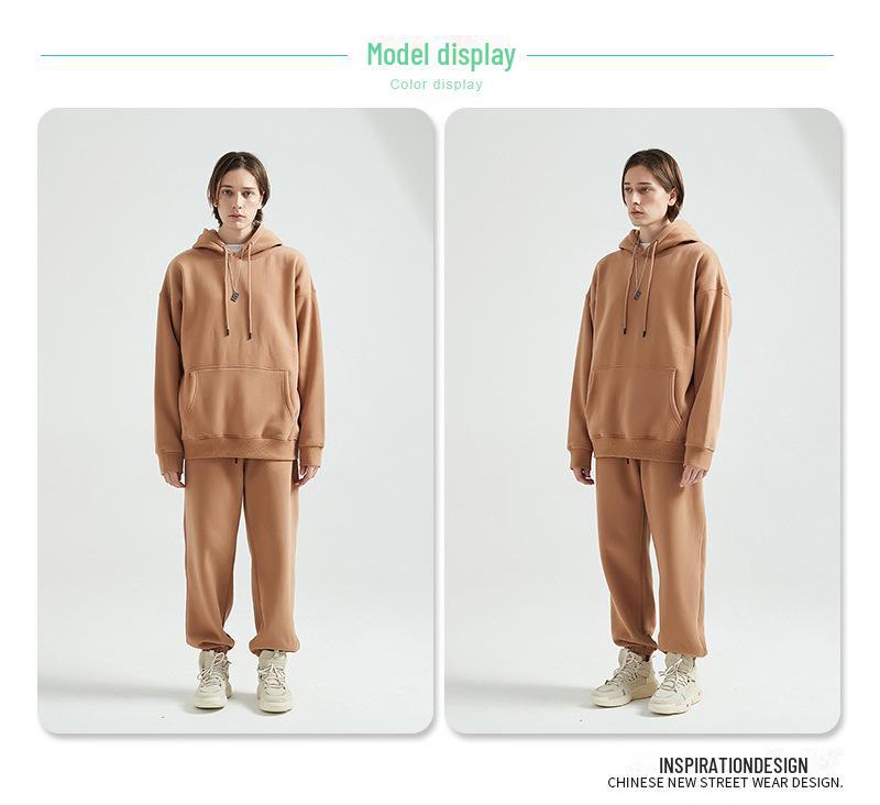 Kadın Düz Renk Kapüşonlu Sweatshirt - Sonbahar/Kış Pullover İşlemeli Tasarımlı