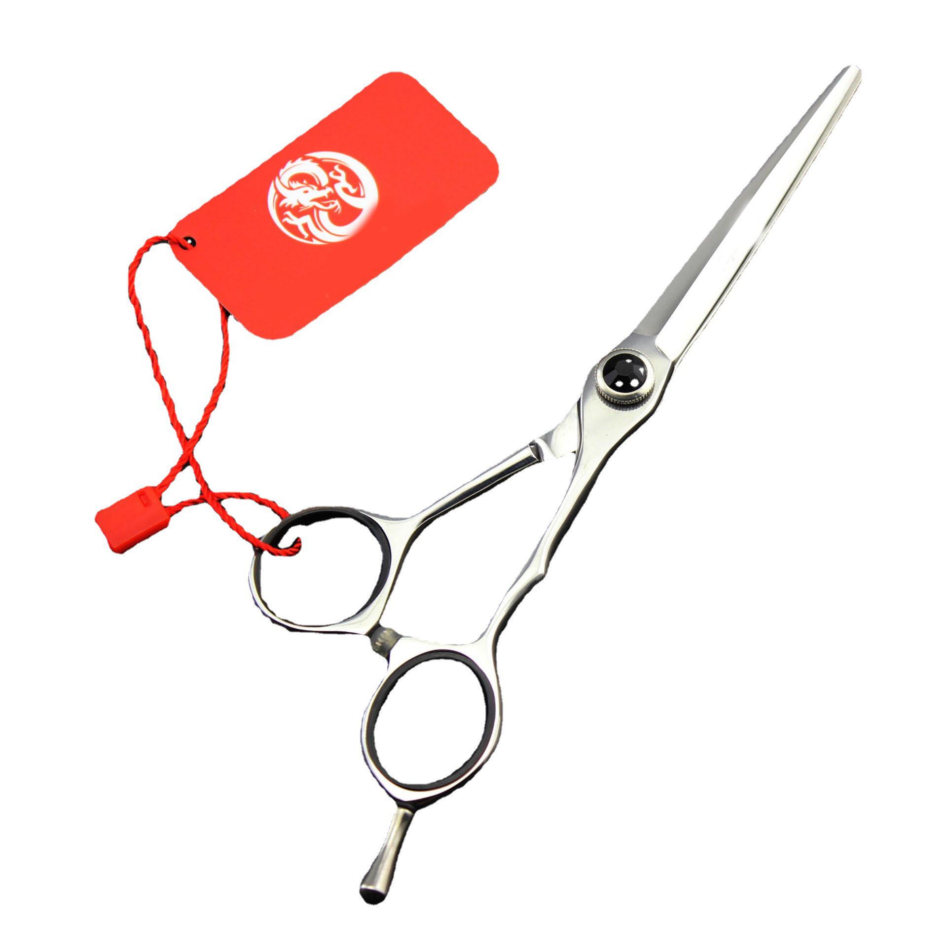 Purple Dragon 440C Straight Hairdressing Scissors 6.0