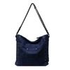 New denim cloth pocket satchel Japanese and Korean casual simple daily commute large-capacity shoulder bag