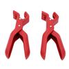 2pcs Anti Scald Bowl Clip Antislip Multifunction Hot Dish Plate Gripper Tongs for Kitchen Red