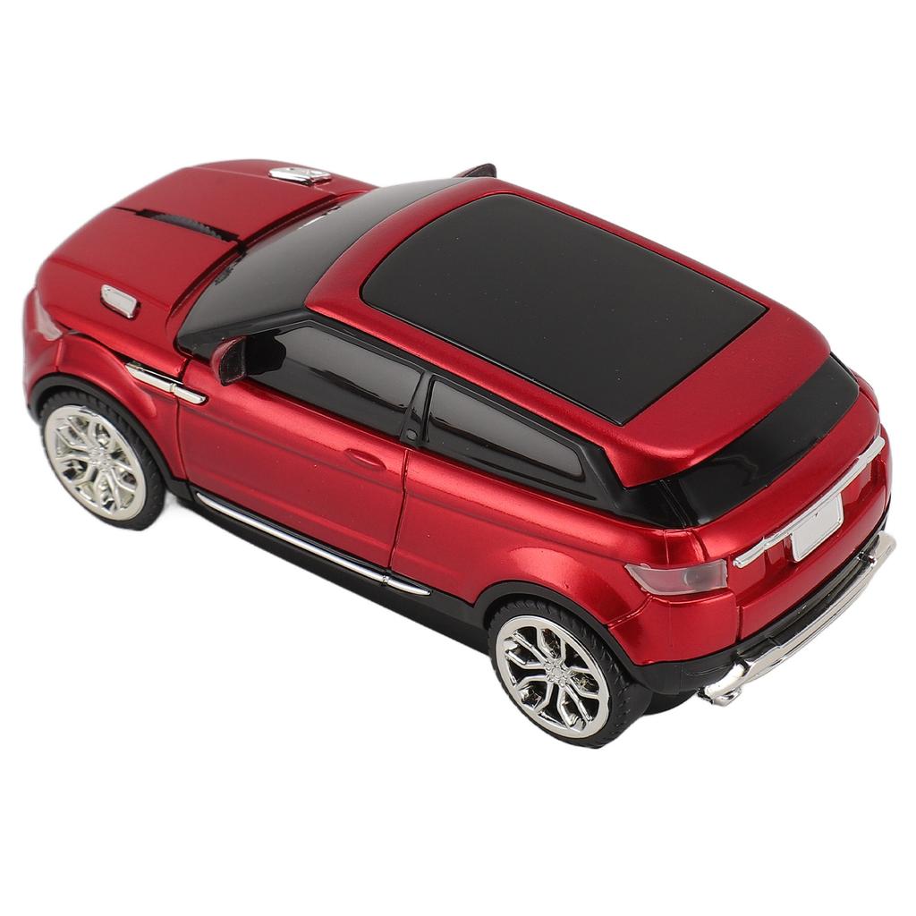 Car Shape Wireless Gaming Mice 2.4GHz 1600 DPI Cool 3D Car Shape Computer Mouse with USB Receiver for Laptop