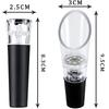 Wine Bottle Stopper Air Pump, Vacuum Sealed Saver, Wine Preserver, Liquor, Spiral Pourer, Aerator, Christmas