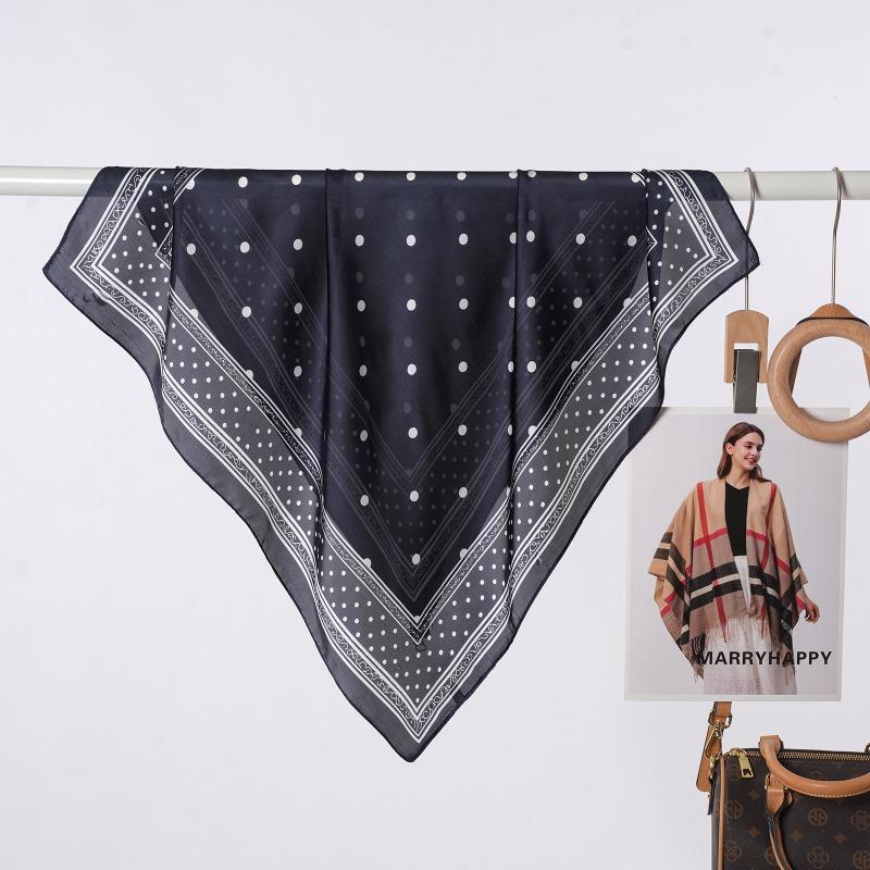 Women S 70cm Square Scarf Fashion Neckwear For Shirt Matching Mom Gift