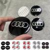 4PCS 65mm automobile hub center cover sticker is suitable for Audi ABT A3A4A5Q2 Q7 RSTT hub aluminum alloy modification sticker.