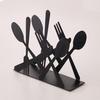 Moderne stående serviet holder til bord Metal serviet dispenser med bestik/vinglas design til køkken Spisestue Restaurant