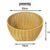 Hand-Woven Japanese Style Wooden Fruit & Bread Basket