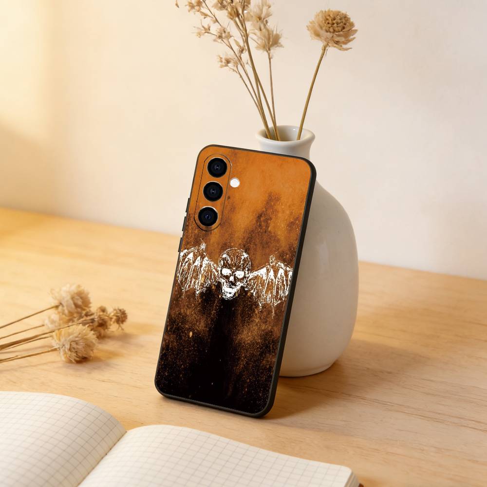 

A-Avenged S-Sevenfold Band Phone Case Black Silicone Soft For Samsung Galaxy A73,A72,A71,A70,A53,A52,A51 Samsung a72