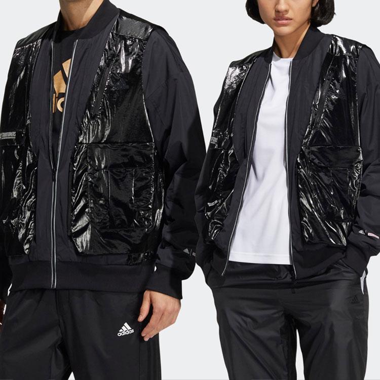 Adidas X Transformers Spring Festival Special Edition 2-in-1 Vest And Jacket Men Outerwear Black HM7466