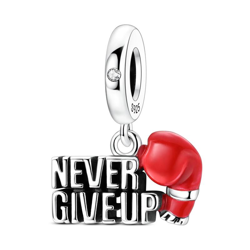 925 Silve Charms Sports Series Basketball Football Badminton Yoga Boxing Charms Bead Pendant Fit Bracelet Jewelry Gift