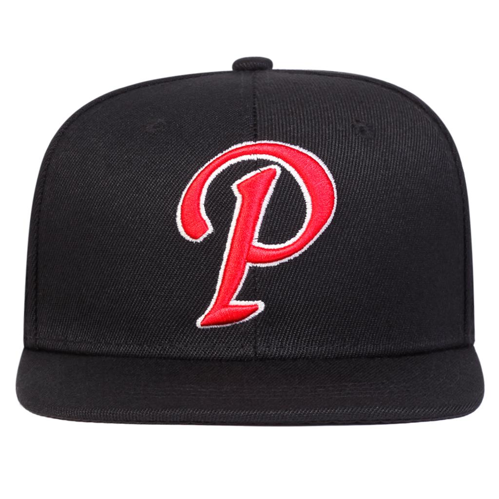 Snapback-Mütze mit Buchstaben-P-Stickerei für Herren und Damen, flache Baseballkappe, Outdoor-Street-Hip-Hop-Caps, Angelhüte