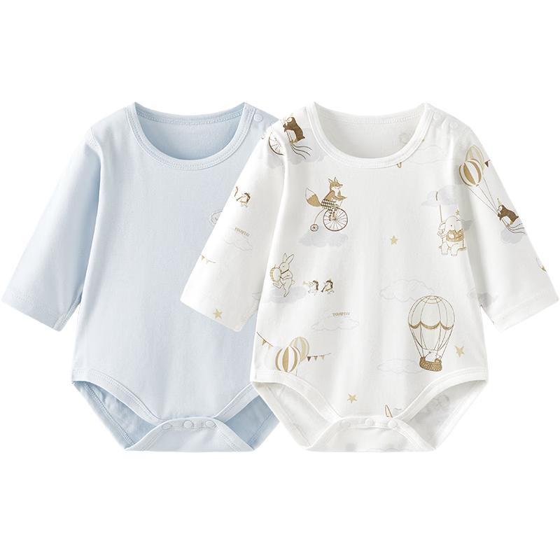 

TONGTAI Baby Pure Cotton Long-Sleeve Romper 80cm