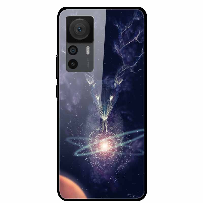 For Xiaomi 12T Cases 12T Pro Luxury Tempered Glass Hard Back Covers For Xiaomi 12T Pro Phone Cases Capa Fundas Xiaomi 12T Coques