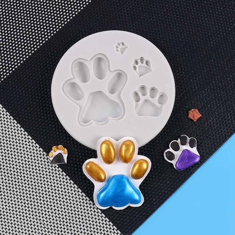 Silikonform für Fondant, süße Katzenkralle, Backform, chinesische Tierpfotenform, Schokoladenharzform, Kuchendekorationswerkzeug