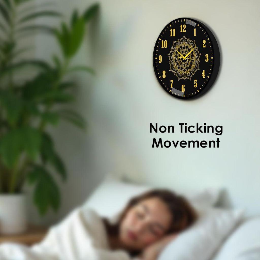 Big Decorative Designer Latest and Stylish Glass Digital Wall Clock Suitalbe for Living Room Hall Bedroom, Silent Non Ticking and Noiseless Clock,