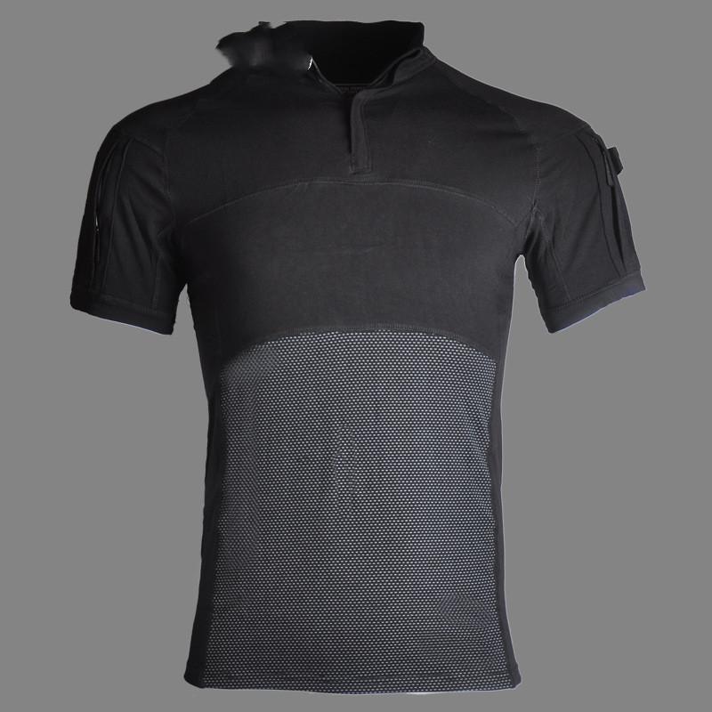 Men's Summer Short Sleeve Half Zip Breathable T Shirt Plus Size Tee