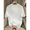 European Size New Heavyweight Summer American High Street Oversized Round Neck Short Sleeve T-Shirt with a Unique And Sophisticated Casual Style