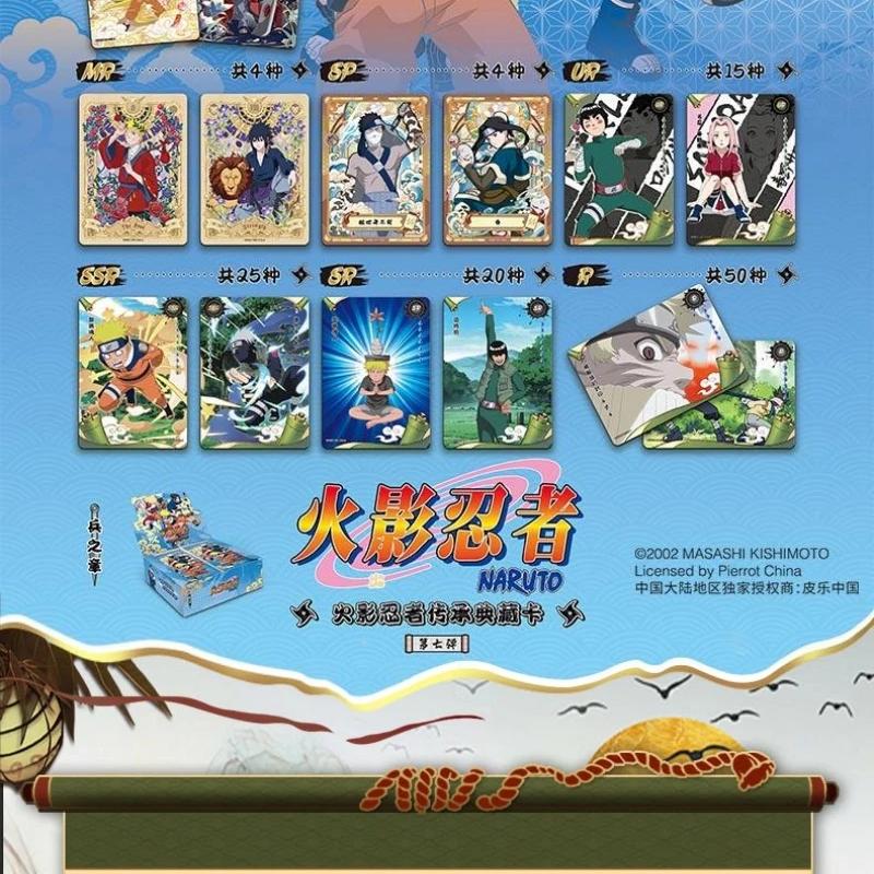 Genuine Naruto Collection Card Chapter of Soldiers Episode 7 Anime Peripheral Collection Cards Kids Toys Gift