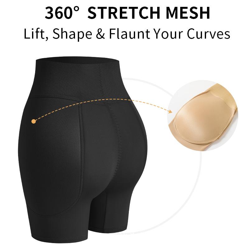 Women High Waist Hip Enhancer Shapewear Shorts Seamless Breathable Tummy Control Butt Lifter Hip Up Shaping Underwear