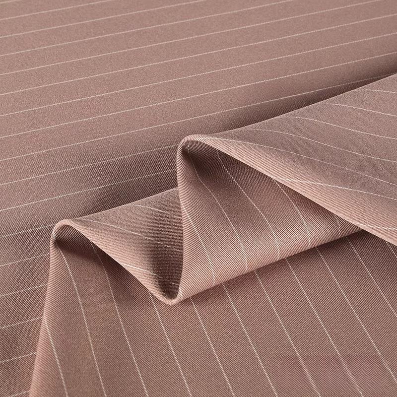 100/300/500cm Vertical Stripe Fabric Wrinkle Resistant Drapable Professional Suits Pant Dresses Office Apparel Textile Fabric