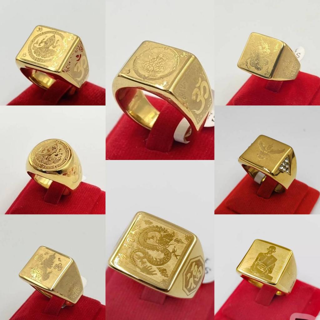 Hinduism Buddha Ganesha Elephant Head God Ring Powerful Success Amulet Blessings Jewelry Vintage Gifts Protect Travel Health Lucky Rich