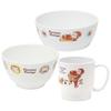 Skater Dishwasher Safe Rice Bowl Silver Ion Ag+ Antibacterial 270ml Rice Bowl Curious George Made In Japan XP13AG-A