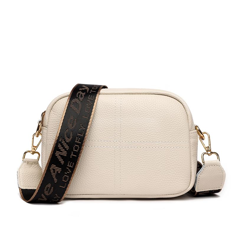 Noua geantă Messenger din piele naturală, geantă de umăr pentru femei, geantă de lux din piele de înaltă calitate.