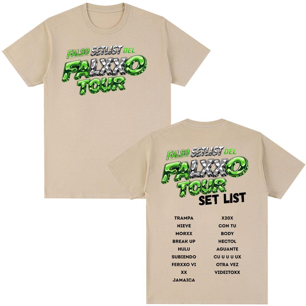 

Rapper Feid Ferxxo 2026 Tour Tshirt Unisexs Women Clothing Fashion Hip Hop Tshirts Cotton Casual Comfort Short Sleeve Tee Unisex M