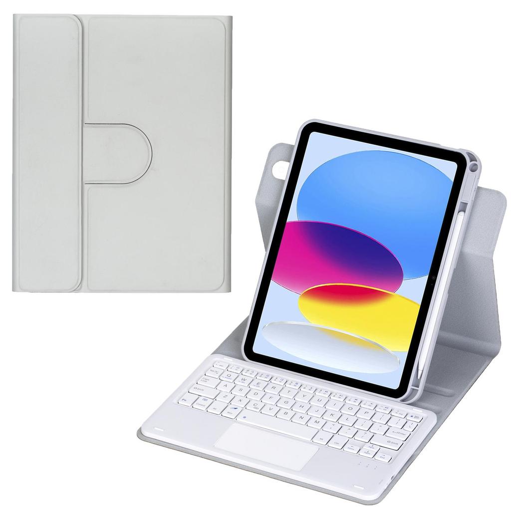 iPad 11 A16 Tablet 360° Rotating Protective Case with Magic Keyboard and Gradient Backlit Keyboard