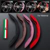 Auto Logo Anti-Rutsch Lenkradschutz Abdeckungen Drehpelz für Giulietta GT 159 147 156 Mito Brera Giulia F1 Stelvi