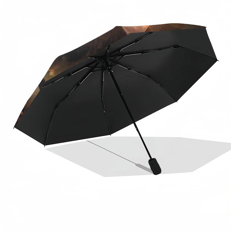 1pc Lord of the Rings Trilogy Umbrella with Plastic Handle,Suitable for All Seasons Travel Outdoor Multi-functional UmbrellaDCS243