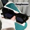 Triangle Cat Eye Irregular Sunglasses Luxury Brand Designer Women Sun Glasses Ladies Uv400 Shades Eyewear  Goggles