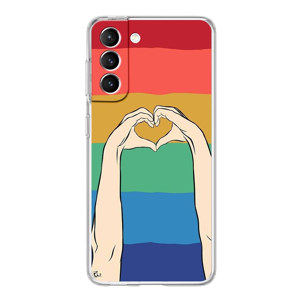 

Чохол для телефону Gay LGBT Rainbow Pride для Samsung Galaxy S22 5G S20 Ultra S21 FE 5G S10E S9 S8 S10 Plus Note 20 10 Soft Clear Cover Note 10 Plus
