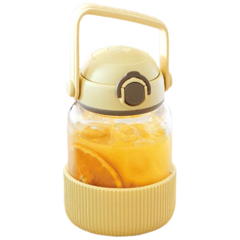 Beiding 1000ml Borosilicate Glass Water Bottle