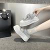 Mesh thick-soled Mary Jane shoes women's summer versatile shallow mouth breathable casual shoes niche women's shoes tide