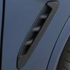 For BMW X3 G01 18-24 Black Steel Side Fender Air Wing Vent Cover Trim 2PCS