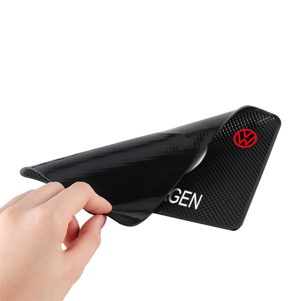 For VW Golf 6 Beetle GTI Tiguan Volkswagen GTI Jetta Bora Silicone Car Dashboard GPS Phone Toy Ornament Anti Slip Mat Valve Cap